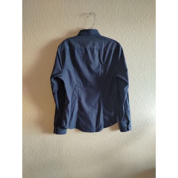 Twillory Performance Button Down Cotton Blend Denim Look Tailored Fit S/M ** - Picture 5 of 12